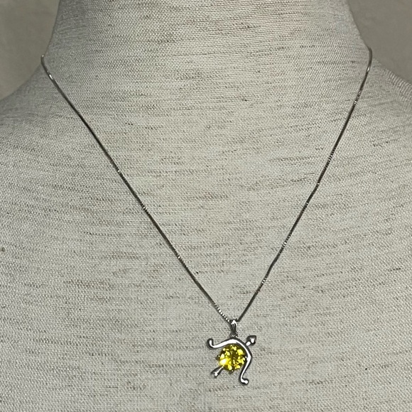 Jewelry - NWOT Sagittarius Zodiac Citrine November Gemstone Necklace